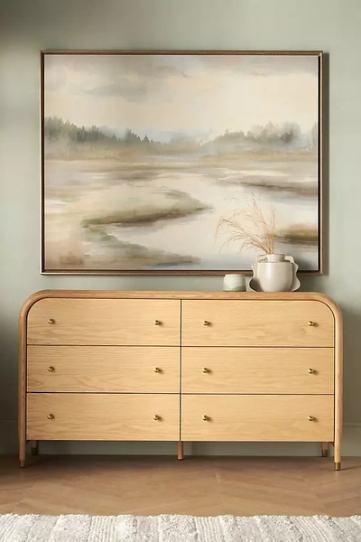 Anthropologie Summerset Wall Art In Mint