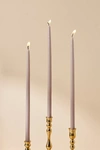 Anthropologie Mini Taper Candles, Set Of 12 In Purple