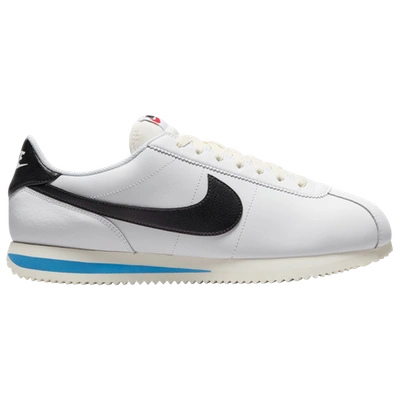 Nike Cortez Sneakers White In White/black/lt Photo Blue