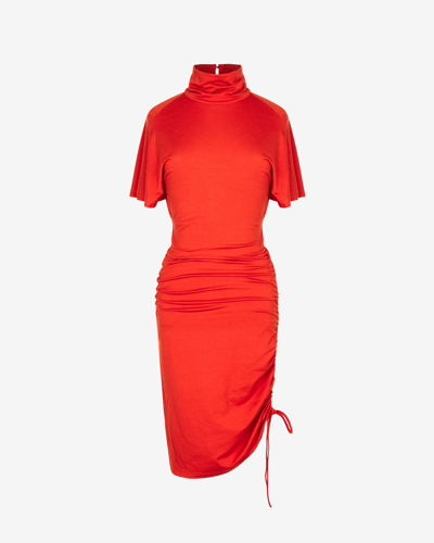 Isabel Marant Étoile Lya Dress In Orange