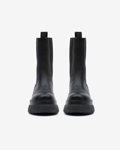 Isabel Marant Mecile Leather Boots In Black