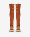 Isabel Marant Malyx Leather High Boots In Brown