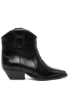ISABEL MARANT POINTED-TOE LEATHER ANKLE BOOTS