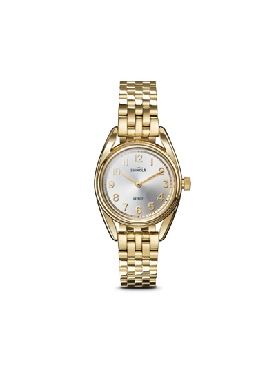 Shinola The Derby 30.5mm Watch In Gold