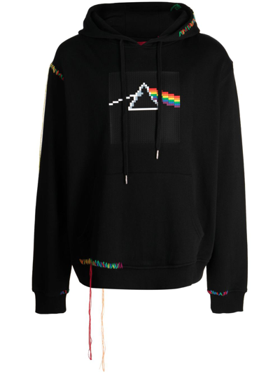 Mostly Heard Rarely Seen 8-bit Graphic-print Cotton Hoodie In Black