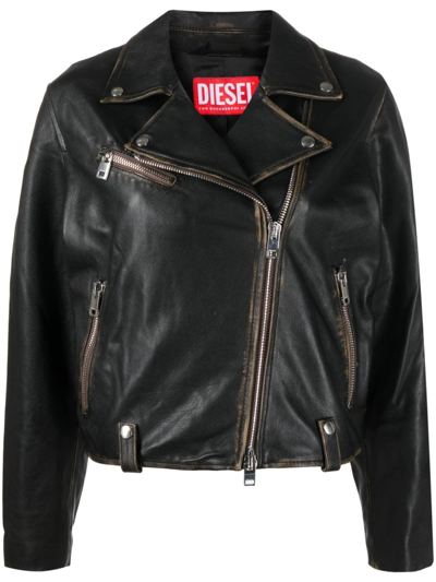 Diesel L-edme Jacket In Black