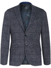 Etro Checked Single-breasted Blazer In Blue