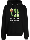 MOSTLY HEARD RARELY SEEN 8-BIT GRAPHIC-PRINT COTTON HOODIE