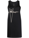 Rick Owens X Champion Women's Logo Short Dress In Black