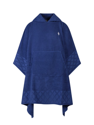 Marcelo Burlon County Of Milan Bathrobe In Blue