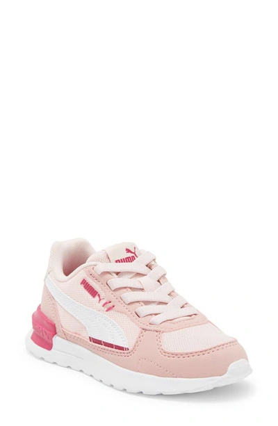 Puma Kids' Graviton Ac Sneaker In Frosty Pink- White-pink