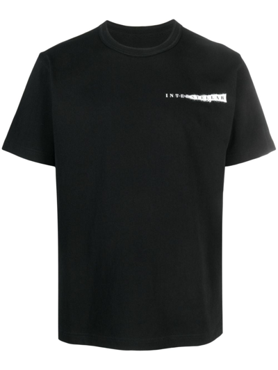 Sacai X Interstellar Printed T-shirt In Black