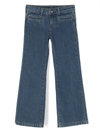 BONPOINT LOW-RISE STRAIGHT-LEG COTTON JEANS