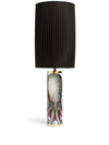 Fornasetti Cylindrical Pleated Lampshade In Black