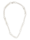 MARIA NILSDOTTER STERLING SILVER CHAOS CHAIN NECKLACE,CHAOSNECKLACE19548646