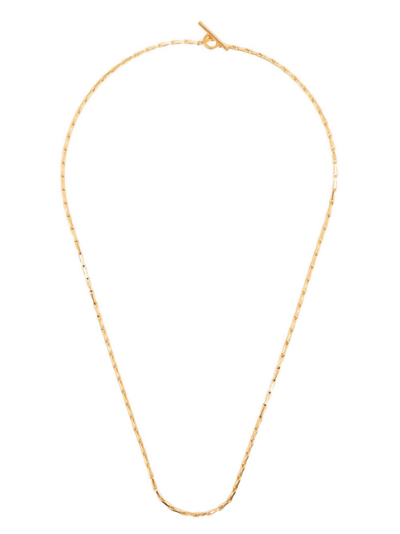 All Blues Gold-tone String Chain Necklace