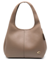 Coach Lana Pebbled-leather Tote Bag In Brown