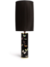 Fornasetti Cylindrical Pleated Lampshade In Schwarz