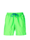 Mc2 Saint Barth Ultralight Swim Short Pantone In Green