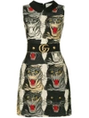 GUCCI TIGER PRINT DRESS,475827ZJP4612136949