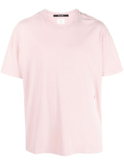 Ksubi Biggie Short-sleeve Cotton T-shirt In Pink