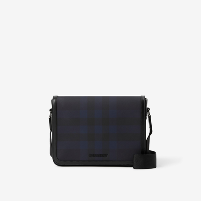 Burberry Small Alfred Messenger Bag In Navy