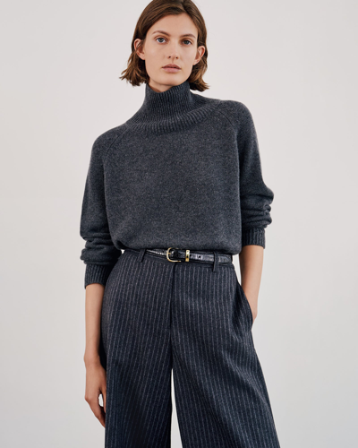 Nili Lotan Lanie Sweater In Dark Navy