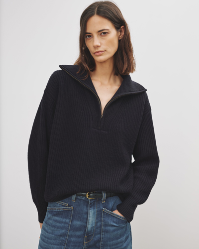 Nili Lotan Hester Sweater In Dark Navy