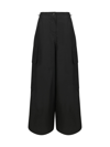 Palm Angels Cargo Pants In Black Blac