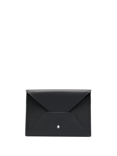 Montblanc Meisterstück Selection Leather Passport Holder In Black