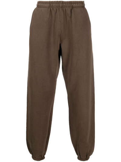 Entire Studios Heavy Cotton Track Trousers In Brown