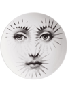 FORNASETTI TEMA E VARIAZIONI N.132 HAND-PAINTED WALL PLATE