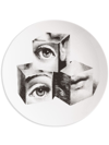 FORNASETTI TEMA E VARIAZIONI N.112 HAND-PAINTED WALL PLATE