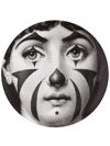 FORNASETTI TEMA E VARIAZIONI N.122 HAND-PAINTED WALL PLATE