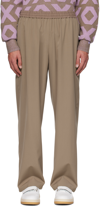 ACNE STUDIOS TAUPE RELAXED FIT TROUSERS