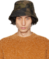 DRIES VAN NOTEN BROWN PRINTED BUCKET HAT