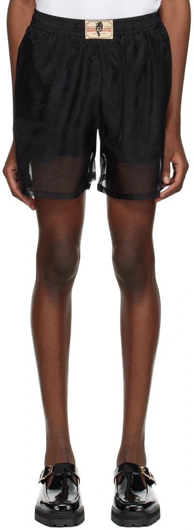 Mr. Saturday Black Patch Shorts