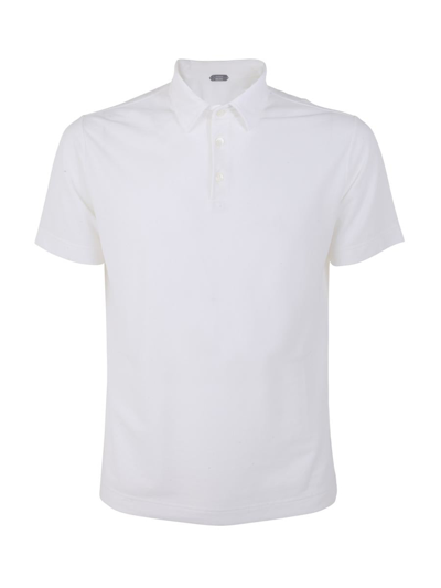 Zanone Short Sleeves Polo In White