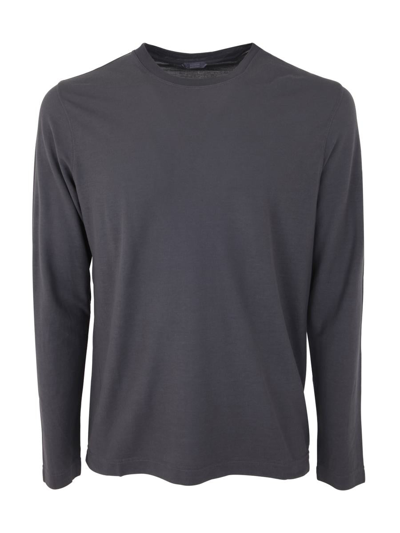 Zanone Long Sleeves T-shirt Clothing In Grey