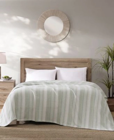 Tommy Bahama Home Sandy Shore Blankets Bedding In Sage Green