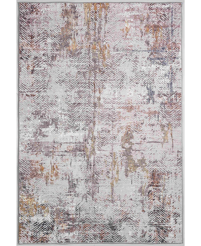 Trisha Yearwood Home Belmont Maili 5' X 7' Area Rug In Gray