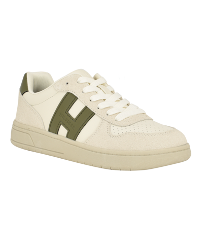 Tommy Hilfiger Women's Veniz Casual Lace Up Sneakers In Ivory