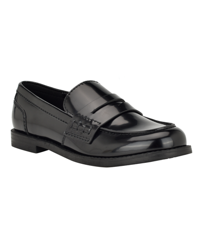 Calvin Klein Women's Farrel Slip-on Penny Loafers In Black