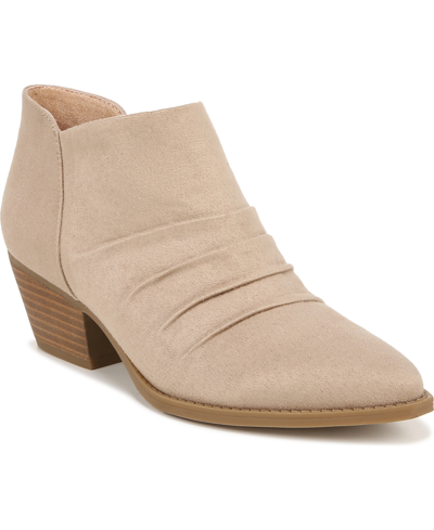 Lifestride Reba Slouchy Pointed Toe Bootie In Dover Microsuede