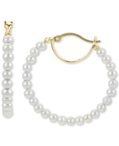 Macy's Cultured Freshwater Pearl (3 In Gold