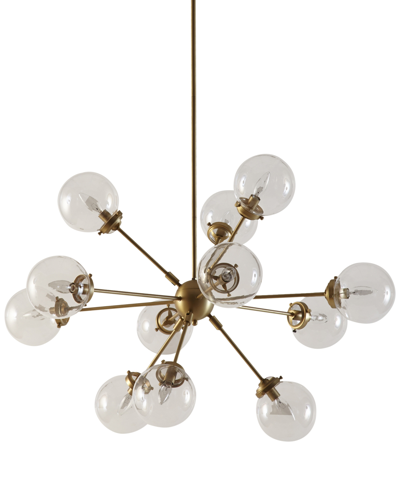 Ink+ivy Paige Metal & Glass Chandelier In Gold