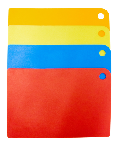 Berghoff Plastic 4 Piece Cutting Board Set In Multi