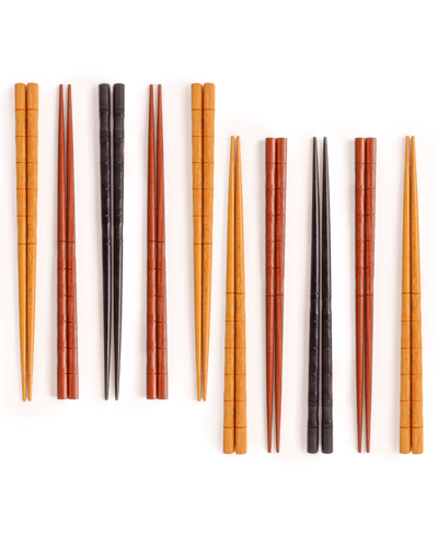 Berghoff 10 Pair Bamboo Chopstick Set In Natural