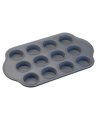 Berghoff Earthchef Aluminized Carbon Steel 15 X 12 Non-stick Muffin Pan In Gray