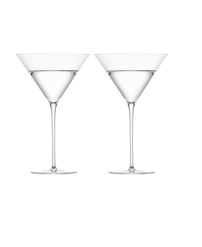 Zwiesel Glas Handmade Enoteca Martini 9.9 Oz, Set Of 2 In Clear